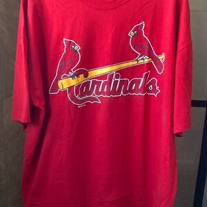 Cardinals Red and blue y-shirts